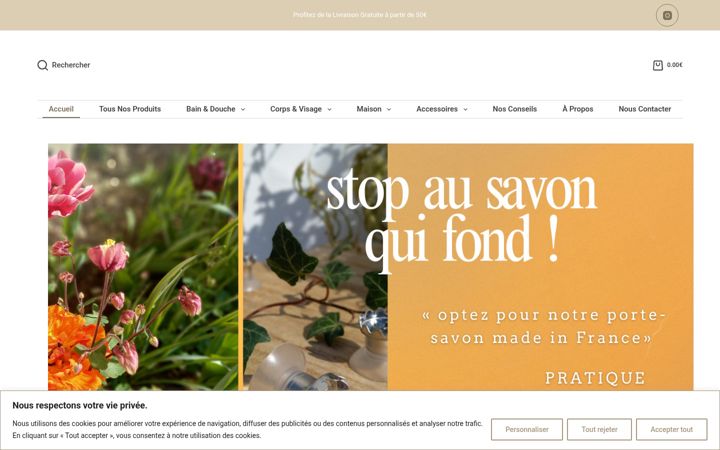 Screenshot of agapanthe-boutique.com