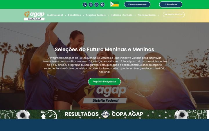 Screenshot of agapbr.com.br