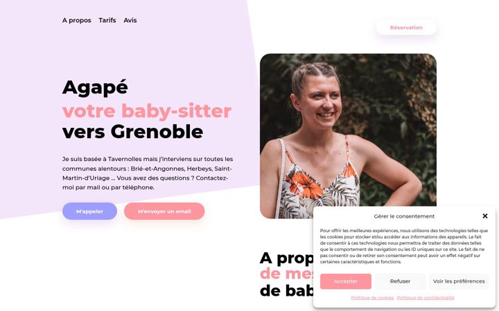 Zrzut ekranu agape-babysitting.fr
