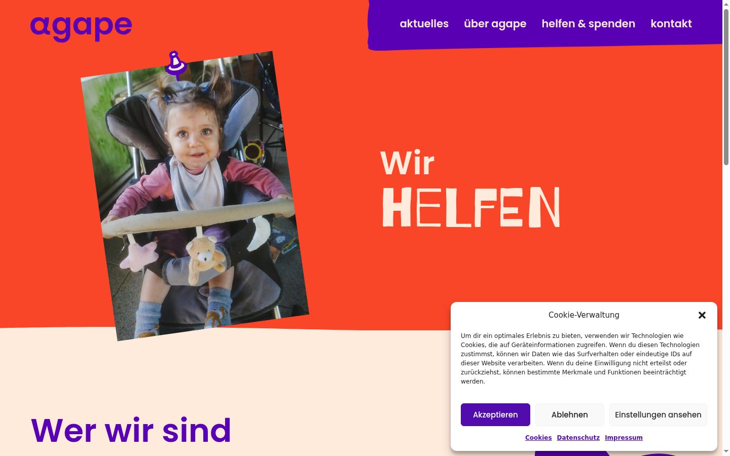 Screenshot tal-banner tal-kunsens muri qabel kwalunkwe interazzjoni