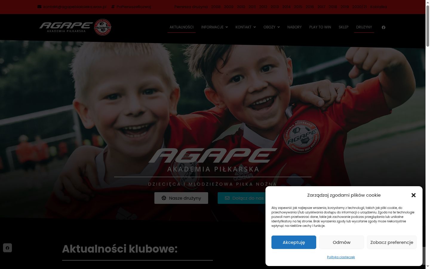 Sutikimo reklamjuostės, rodytos prieš bet kokią sąveiką, ekrano kopija