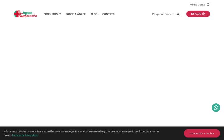 Captură de ecran a agapecompressiva.com.br