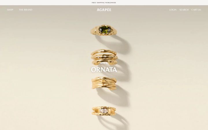 Screenshot von agapee.com