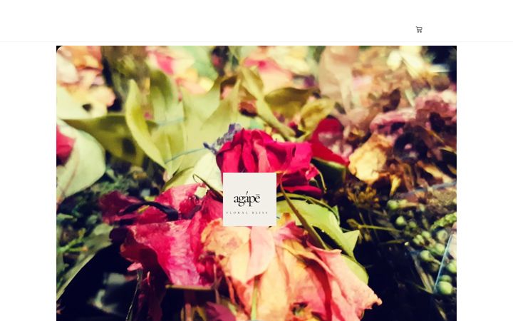 Screenshot of agapefloralbliss.com