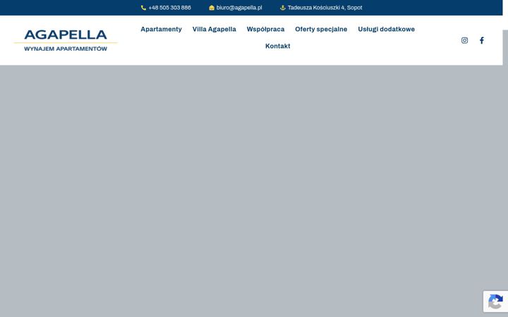 Skärmbild av agapella.pl