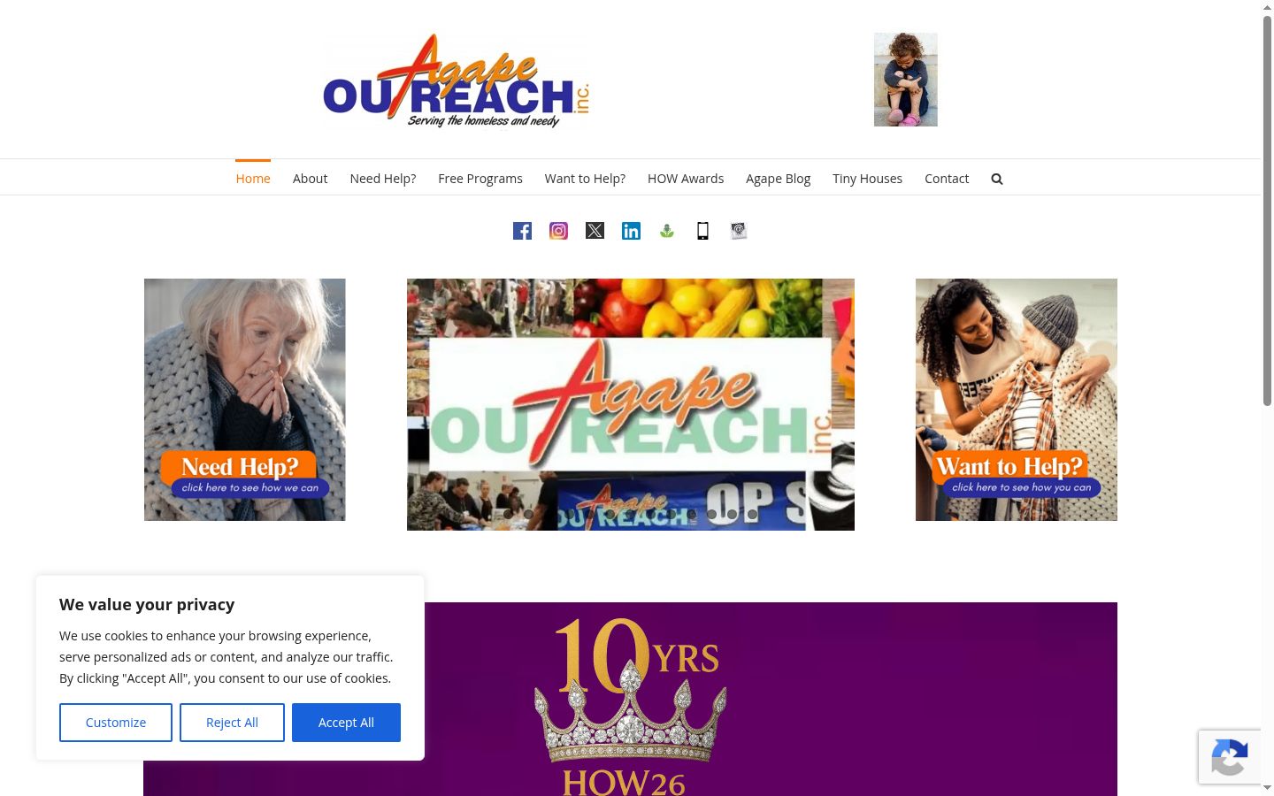 Screenshot tal-banner tal-kunsens muri qabel kwalunkwe interazzjoni