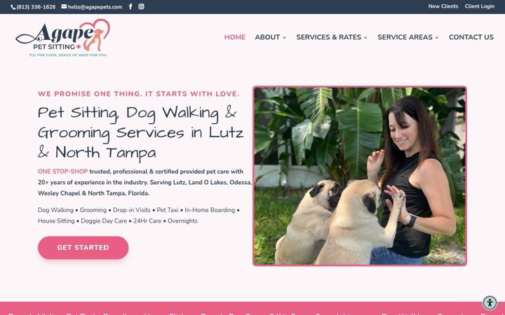 Screenshot ta' agapepets.com