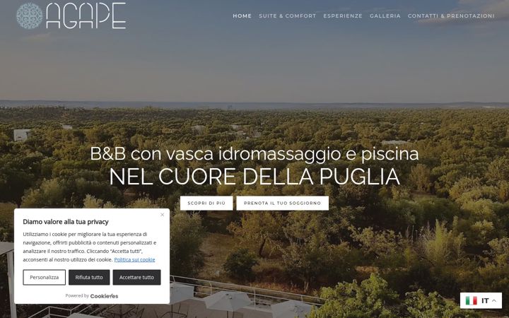 Screenshot of agapepuglia.it