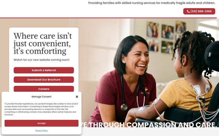 Screenshot ta' agapesway.com