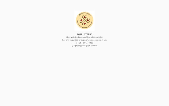 Screenshot of agapi.org.cy