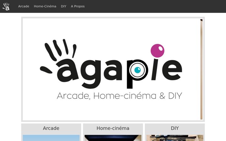 Screenshot of agapie.fr