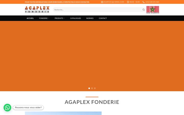 Screenshot of agaplex.com