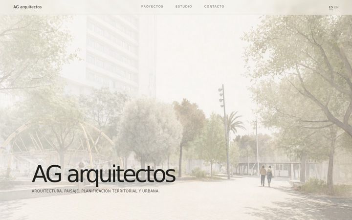 Screenshot of agarquitectos.es