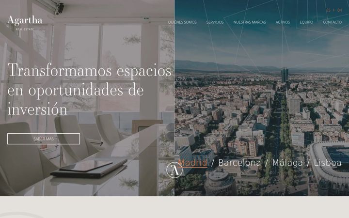 Screenshot of agartharealestate.com