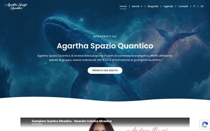 Screenshot ta' agarthaspazioquantico.com