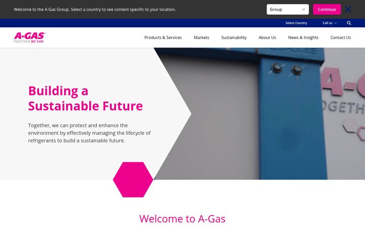 Screenshot of agas.com