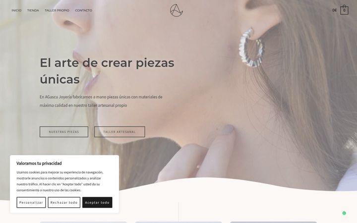 Screenshot ta' agascu.es