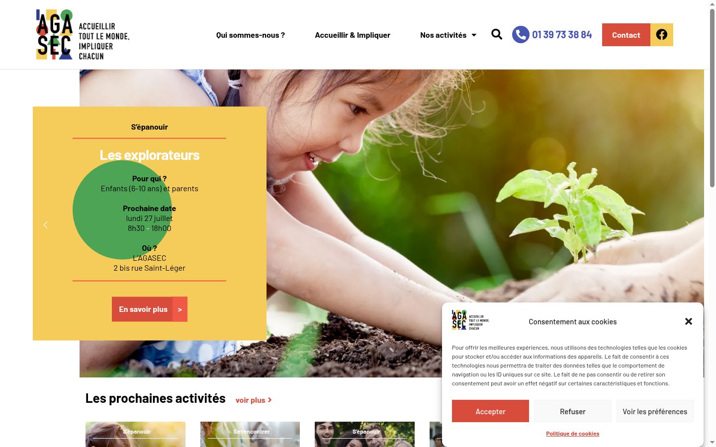 Screenshot tal-banner tal-kunsens muri qabel kwalunkwe interazzjoni