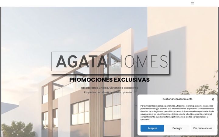 Screenshot von agatahomes.es