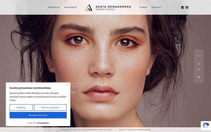 Screenshot von agatanowakowska.pl