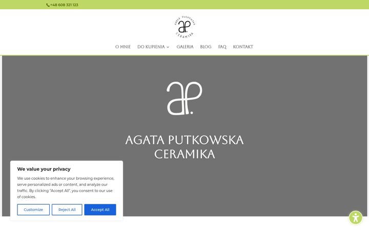 Ekrānuzņēmums no agataputkowska.pl
