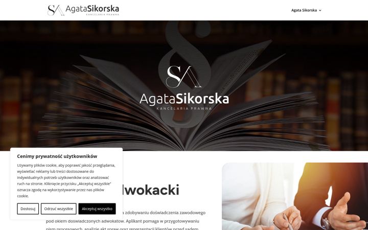 Ekrānuzņēmums no agatasikorska.pl