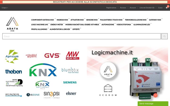 Screenshot of agatastore.it
