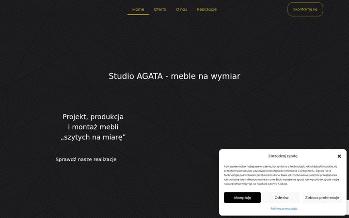 Screenshot of agatastudio.pl