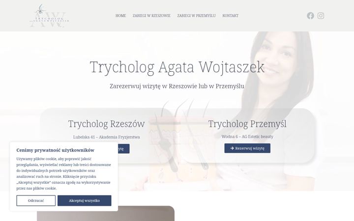 Screenshot of agatawojtaszek.pl