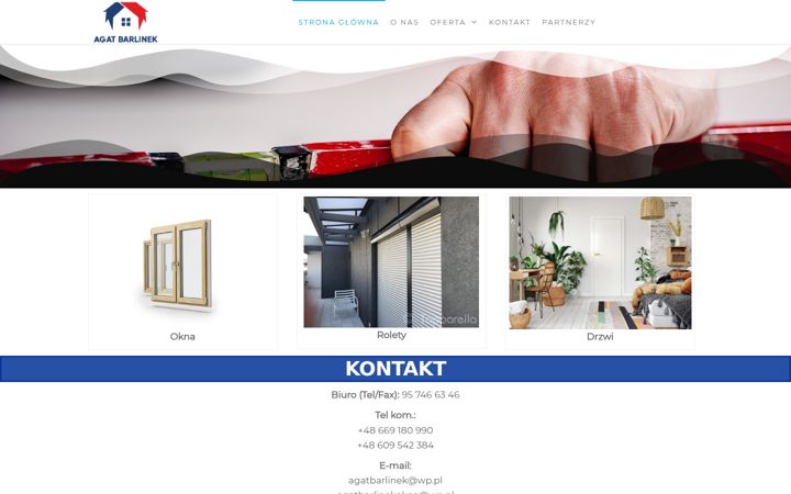 Screenshot of agatbarlinek.pl