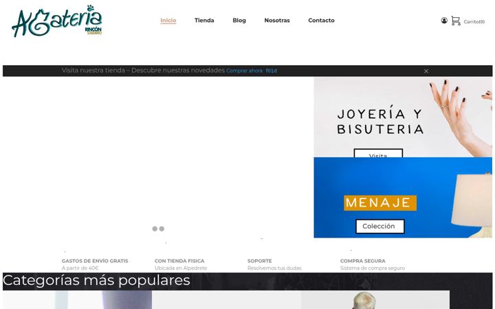 Screenshot ta' agateria.es