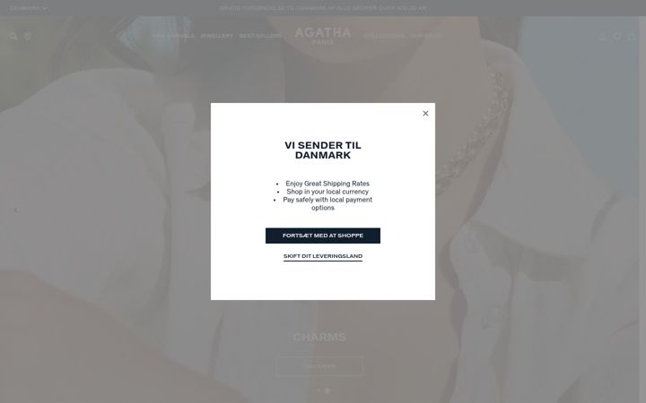 Screenshot ta' agathaparis.com