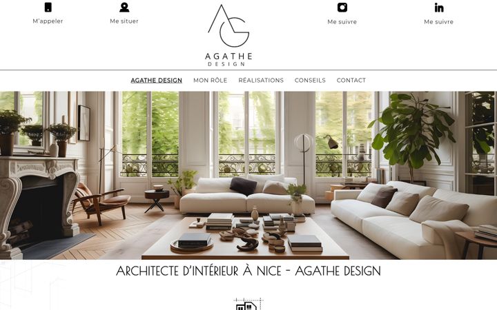 Screenshot of agathe-design.fr