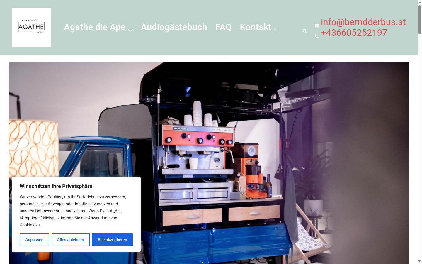 Screenshot tal-banner tal-kunsens muri qabel kwalunkwe interazzjoni
