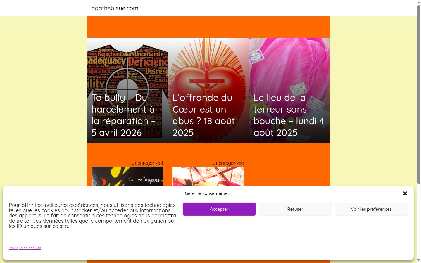 Screenshot tal-banner tal-kunsens muri qabel kwalunkwe interazzjoni