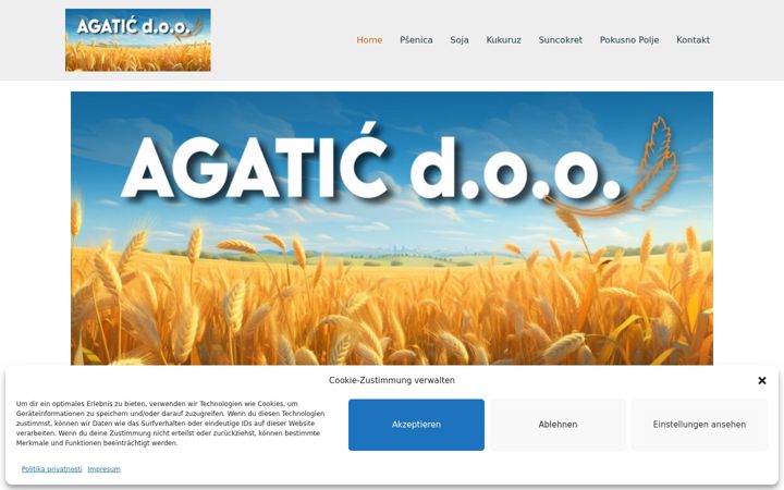 Posnetek zaslona agatic.net
