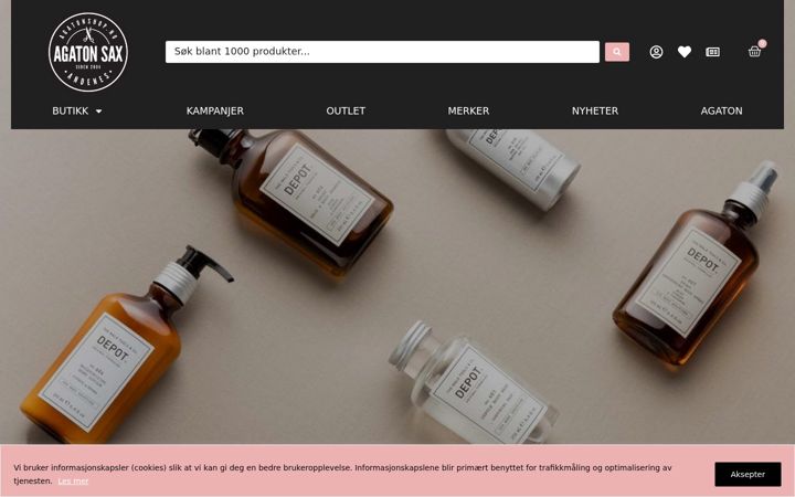 Snímek obrazovky agatonshop.no