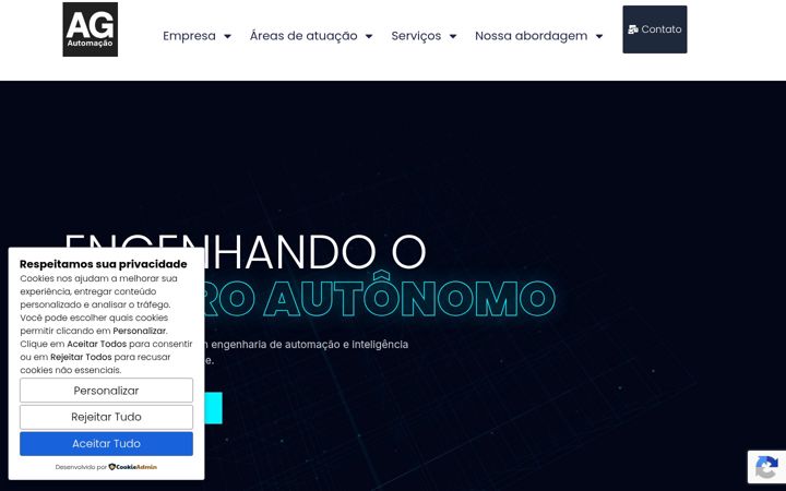Screenshot von agautomacao.net