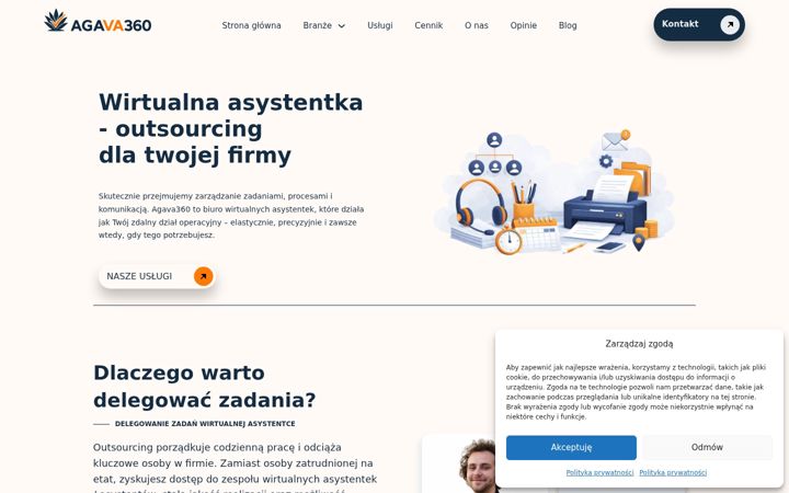 Screenshot of agava360.pl