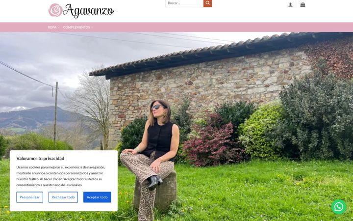 Screenshot von agavanzo.com