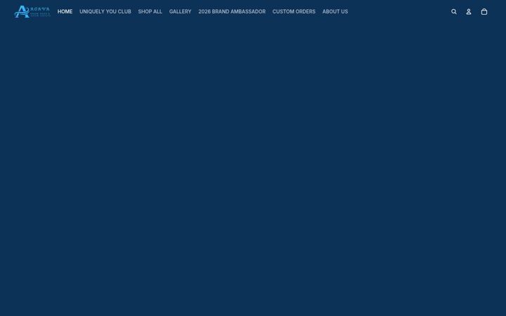 Screenshot of agavashowpads.com