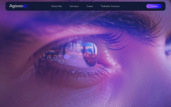 Screenshot of agavea.com.br