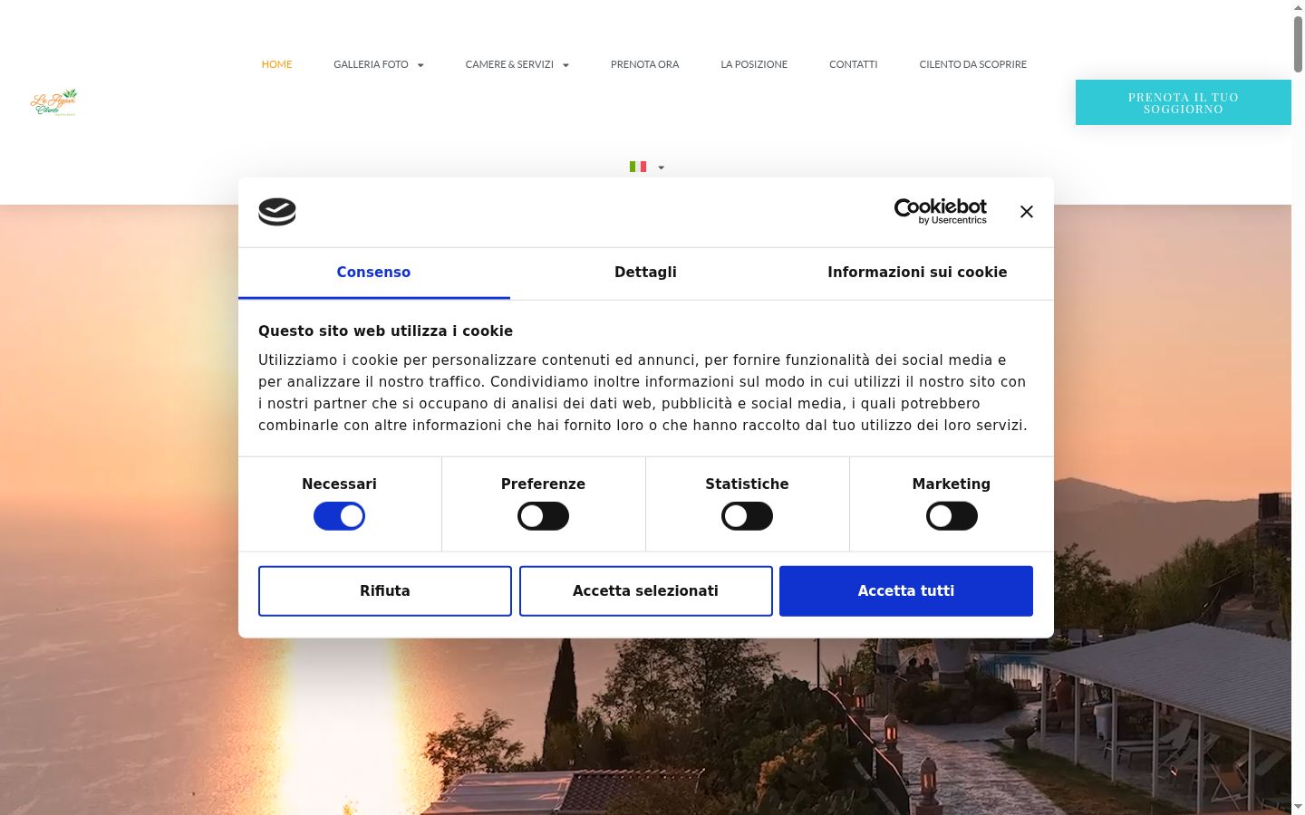 Sutikimo reklamjuostės, rodytos prieš bet kokią sąveiką, ekrano kopija