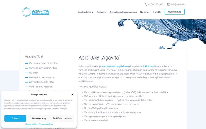 Screenshot of agavita.lt