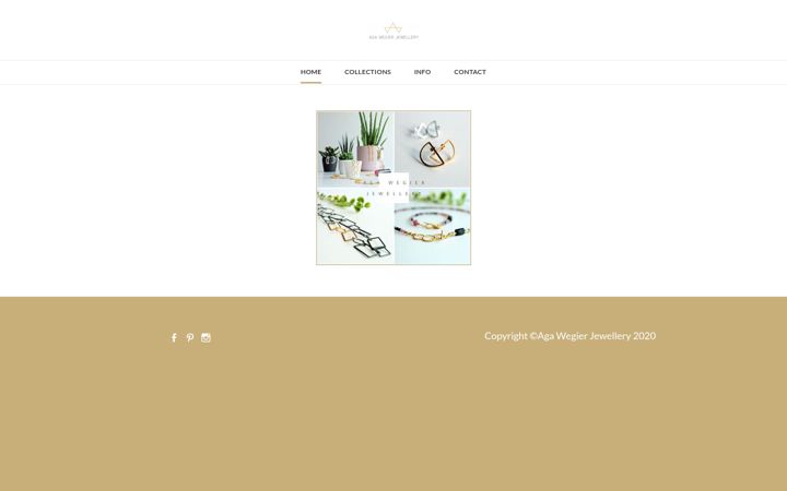Screenshot of agawegier.com