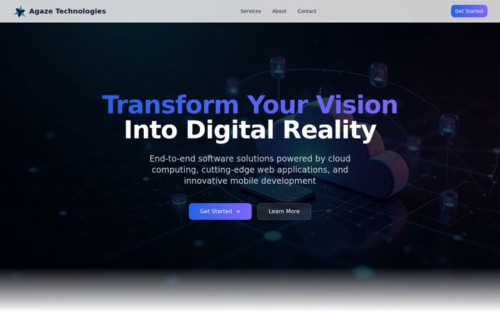 Screenshot of agazetech.com