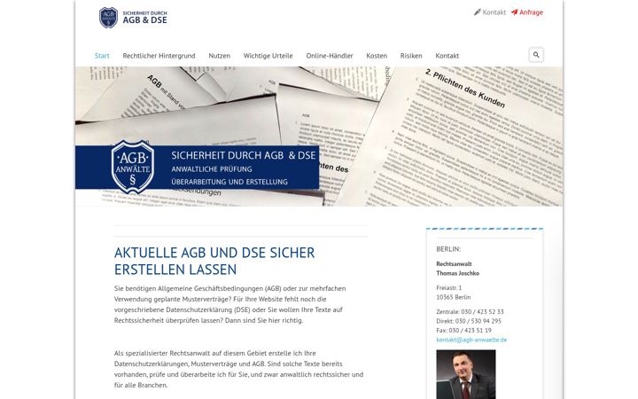 Screenshot of agb-anwaelte.de