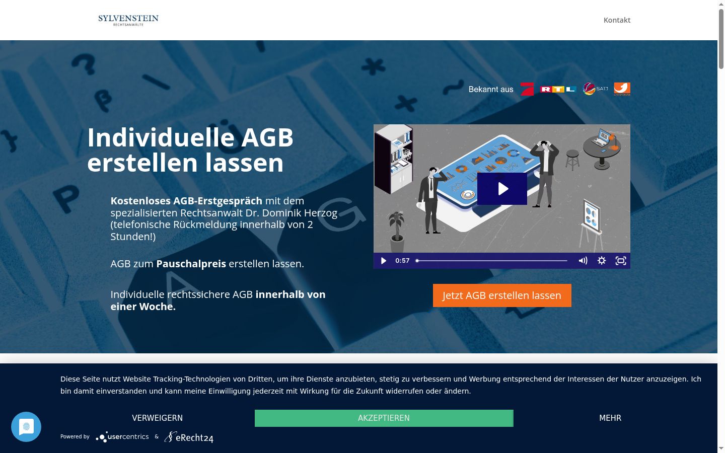 Sutikimo reklamjuostės, rodytos prieš bet kokią sąveiką, ekrano kopija