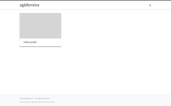 Screenshot of agbferreira.com