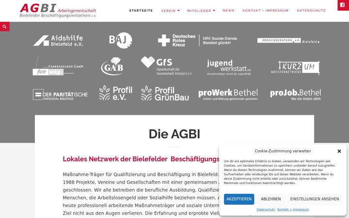 Zrzut ekranu agbi-bielefeld.de